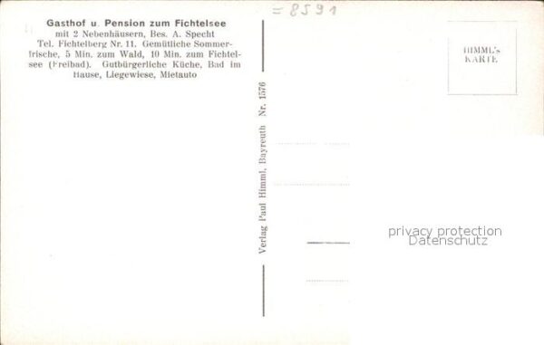 Neubau Sachsen Gasthaus Pension Zum Fichtelsee – Bild 2