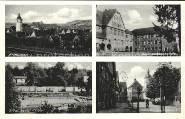 Knittlingen Schwimmbad Rathaus