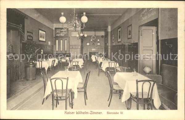 Hannover Hotel Restaurant Battermann Kaiser Wilhelm-Zimmer