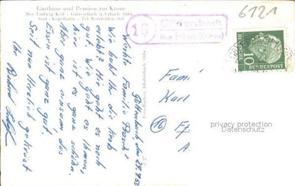 Guettersbach Gasthaus Zur Krone Schwimmbad Siegriedbrunnen – Bild 2