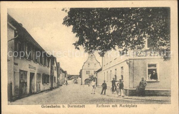 Griesheim Hessen Rathaus Marktplatz