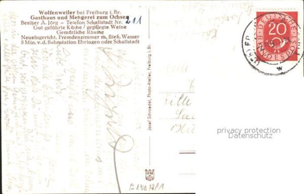 Wolfenweiler Gasthaus zum Ochsen – Bild 2