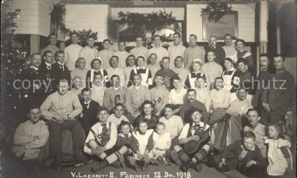 Poessneck Gruppenfoto Lazarett