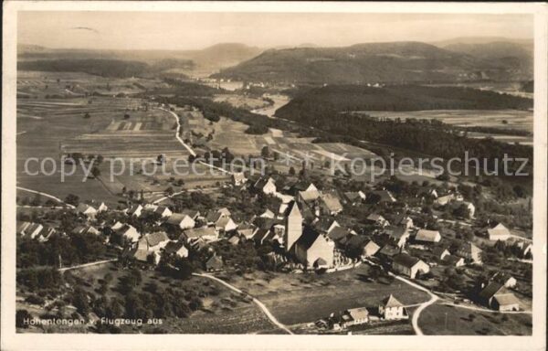 Hohentengen Hochrhein Fliegeraufnahme