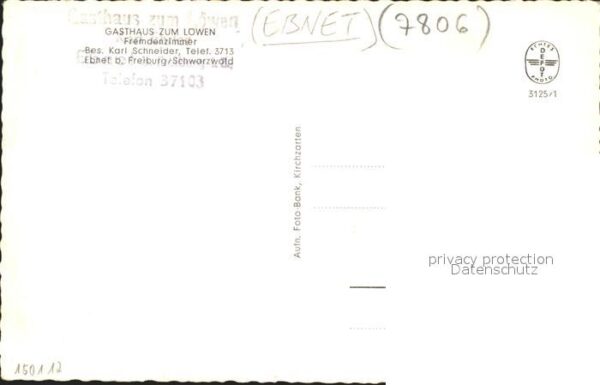Ebnet Freiburg Breisgau Gasthaus Zum Loewen – Bild 2