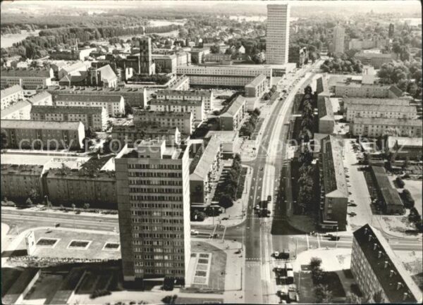 Frankfurt Oder Fliegeraufnahme Hochhaeuser