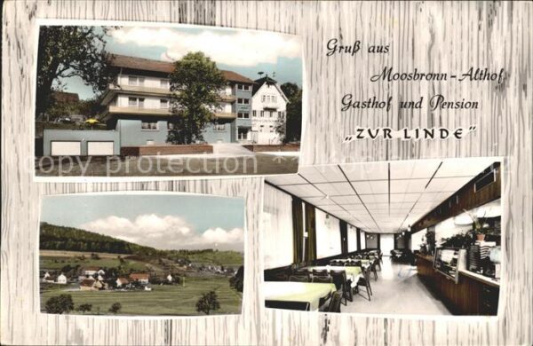 Moosbronn Gasthaus Pension Zur Linde