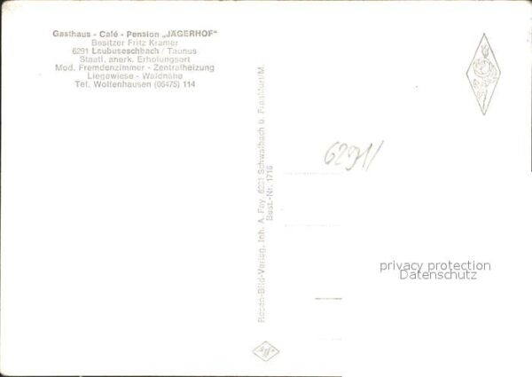 Laubuseschbach Gasthaus Pension Jaegerhof – Bild 2