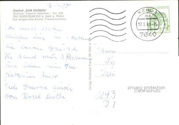 Bodersweier Gasthaus zum Ochsen – Bild 2