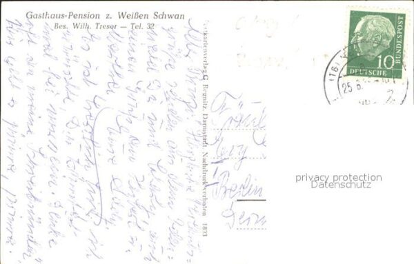 Neustadt Odenwald Gasthaus Pension zum weissen Schwan – Bild 2