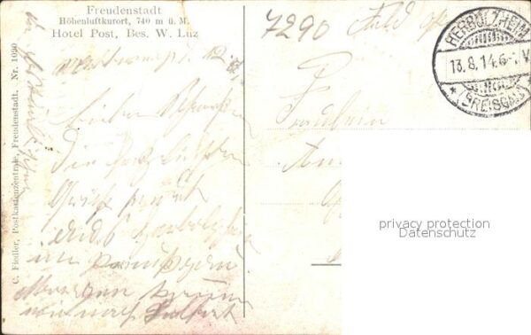 Freudenstadt Hotel Post W. Luz – Bild 2