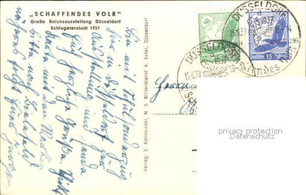 Duesseldorf Grosse Reichsausstellung Schaffendes Volk – Bild 2