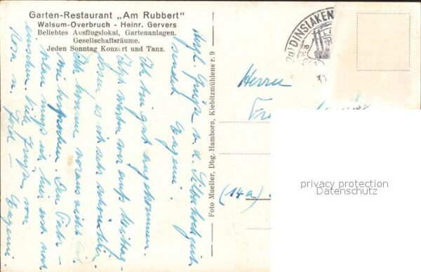 Walsum Osnabrueck Garten-Restaurant Am Rubbert – Bild 2