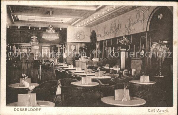 Duesseldorf Cafe Astoria Oskar Behringer