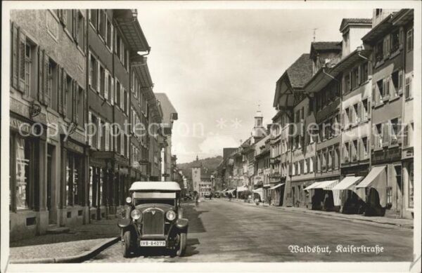 Waldshut Tiengen Rhein Kaiserstrasse Auto