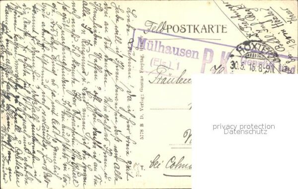 Hoexter Weser Marktstrasse mit Kirche und Dechaney – Bild 2