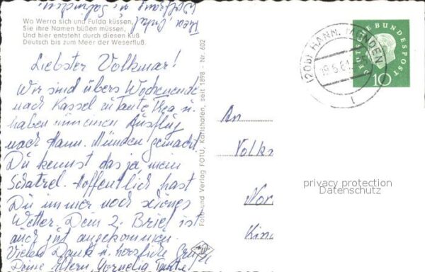 Hann. Muenden Werra und Fulda Zusammenfluss – Bild 2
