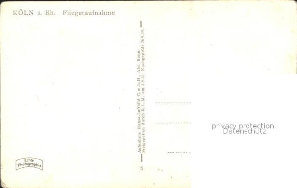 Koeln Rhein Fliegeraufnahme Dom Rhein – Bild 2