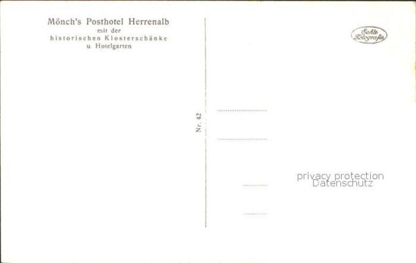 Herrenalb Bad Herrenalb Hotel Post mit Klosterschaenke – Bild 2