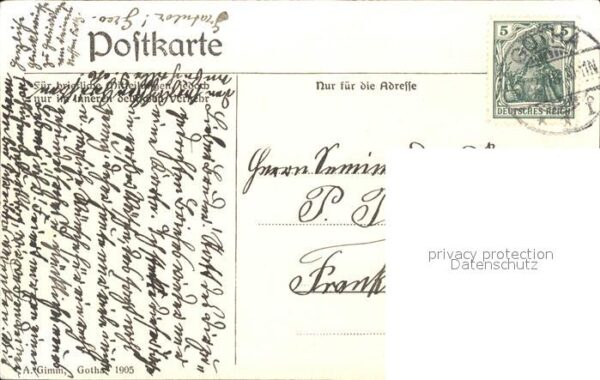 Gotha Thueringen Marktplatz – Bild 2