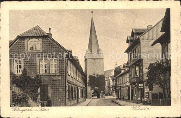 Wernigerode Harz Westernto