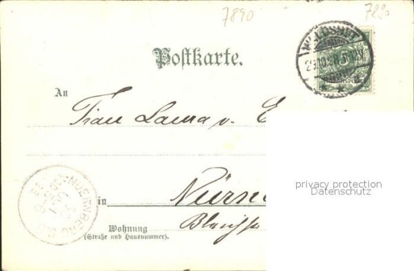 Waldshut Tiengen Rhein Kuenstlerkarte Munch – Bild 2