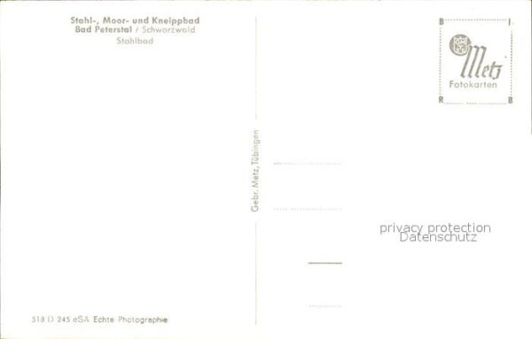 Bad Peterstal-Griesbach Stahl Moor und Kneippbad – Bild 2