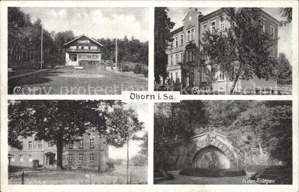 Ohorn Anlagen FDJ-Heim Schule