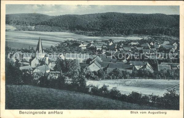 Benzingerode Harz Blick vom Augustusberg