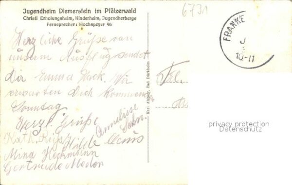 Frankenstein Pfalz Jugendheim Diemerstein – Bild 2