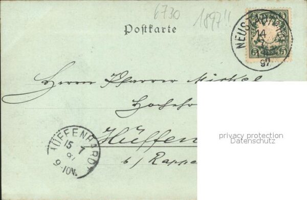 Neustadt Haardt Stich vom Jahr 1650 – Bild 2