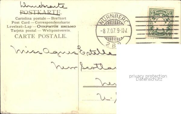 Nuernberg Grandhotel Rudolf Lotz Hans Sachs-Monument Henkersteg Duerer-Haus – Bild 2