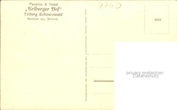 Triberg Schwarzwald Hotel Pension Triberger Hof Auto – Bild 2