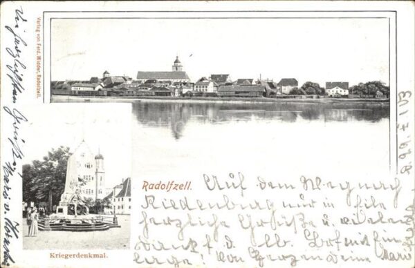 Radolfzell Bodensee Seeufer und Kriegerdenkmal