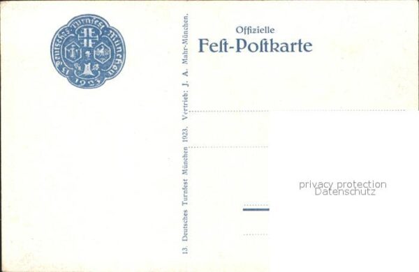 Muenchen Deutsches Turnfest 5.-21. Juli 1923 Ritter Pferd – Bild 2