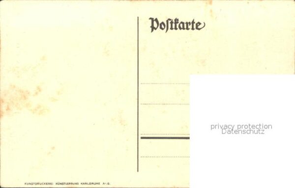 Meersburg Bodensee Weinstube zum Becher Kuenstlerkarte – Bild 2