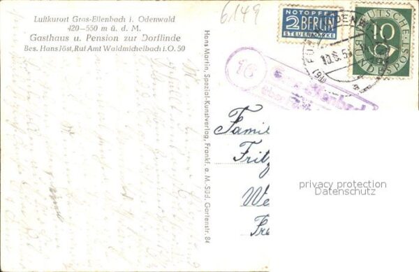 Gras-Ellenbach Gasthaus Pension zur Dorflinde – Bild 2
