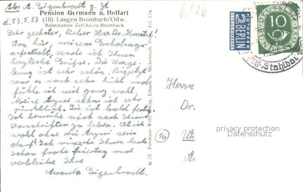 Langen Brombach Pension Germann und Hoffart – Bild 2