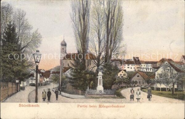 Stockach Baden Kriegerdenkmal Kinder