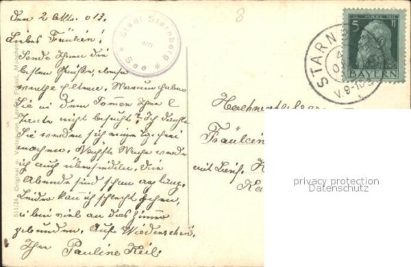 Starnberg See Alpen Bahnhof Zug Hafen Auto Postkutsche – Bild 2