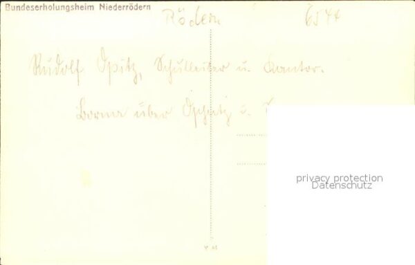 Roedern Ebersbach Sachsen Bundeserholungsheim Niederroedern – Bild 2