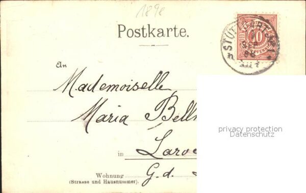 Stuttgart Altstadt Turm am Katharinenplatz Wappen – Bild 2