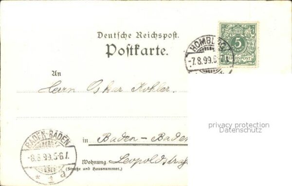 Homburg Main Kuranlagen Kaiser Wilhelm Bad – Bild 2