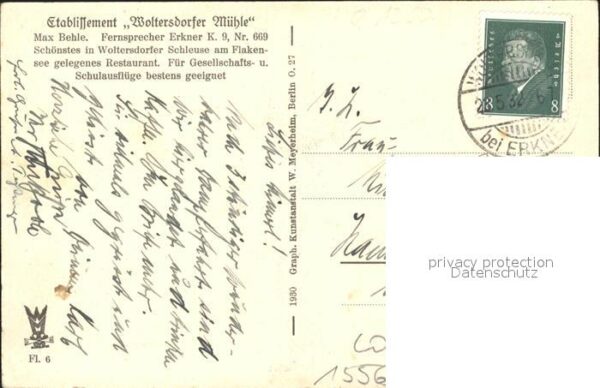 Woltersdorf Erkner Etablissement Woltersdorfer Muehle Fliegeraufnahme – Bild 2