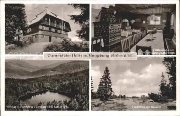Ottenhoefen Schwarzwald Darmstaedter Huette Wildsee Hochmoor am Seekopf