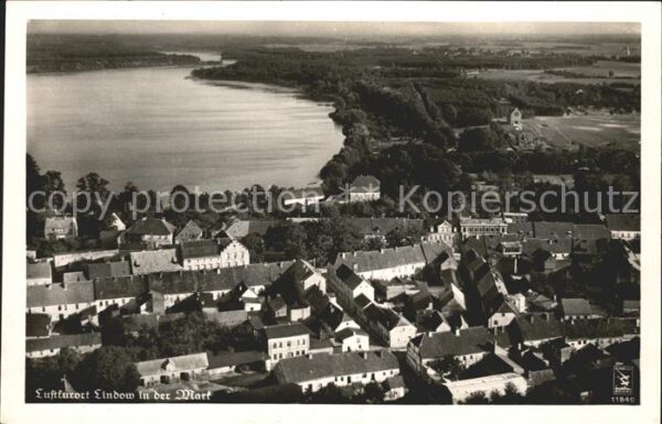 Lindow Mark Fliegeraufnahme See