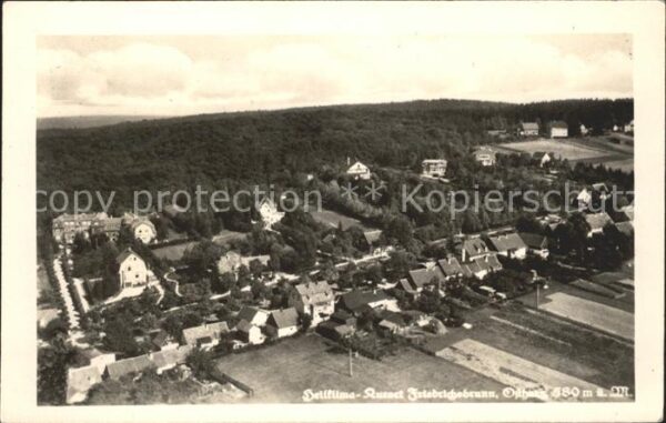 Friedrichsbrunn Harz Fliegeraufnahme Heilklima Kurort