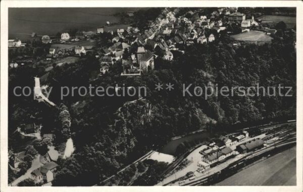 Wolkenstein Erzgebirge Fliegeraufnahme Junkers Luftbild Nr. 28884