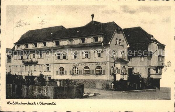 Waldkatzenbach Gasthof Pension zum Adler