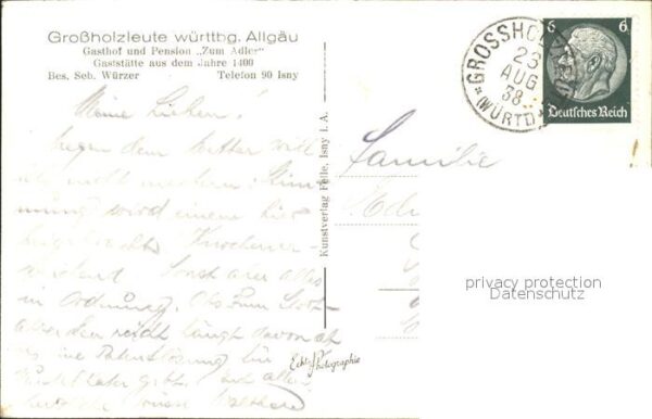 Grossholzleute Eingang Gasthof zum Adler – Bild 2